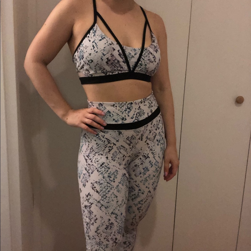 Fabletics bra and pant set